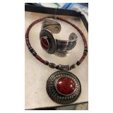 Redstone bracelet and Redstone necklace