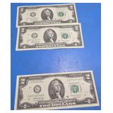 3, 2 dollar bills sequence otherwise known as