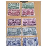 10 vintage US Postage Stamps