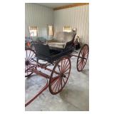 Vintage horse drawn buggy