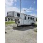 2001 Three horse  trailer with living quarters