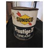 Full Sunoco metal grease can