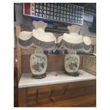 A pair of lamps