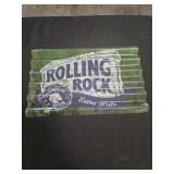 Rolling Rock beer sign