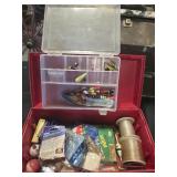 Tackle box full of fishing gear