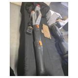 Battery operated blower with battery and charger,