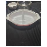 Pyrex divided dish