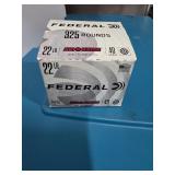 325 rounds of Federal 22LR