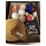 Baseballs and collectibles