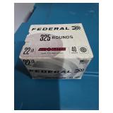 325 rounds of 22LR Federal
