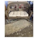 Outdoor patio sofa