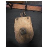 Wooden pulley