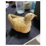 wooden careved bird -