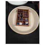 Deep dish bakery stoneware and decorative wall