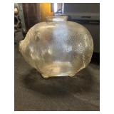 Glass pig jar