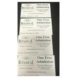 4 Tickets to Botanical Conservatory