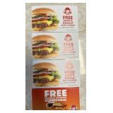 1 Wendyï¿½s Meals & 3 Free Sandwichï¿½s