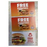 2 Wendyï¿½s Meals & Sandwich