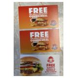 2 Wendyï¿½s Meals & Sandwich