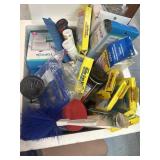 Fish food. Chemicals for the tanks. Tester kits.