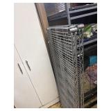 Metal shelves. All is there just not put