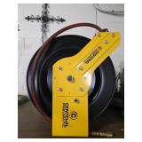 Central pneumatic air hose and reel