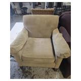 Tan arm chair