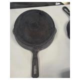 Indiana Head Wapak Cast Iron Skillet