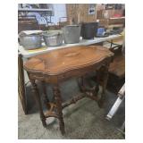 Antique walnut decorative table
