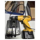 Dewalt drill with battery and charger