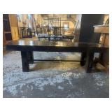 Wood bench