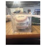 Signed baseball ball non authenticated
