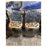 Cast iron chairs