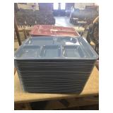 28 school lunch trays