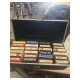 Case full of 8track tapes