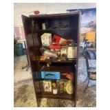 Cabinet with contents