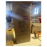 Gold metal floor lamp