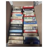 Box full of 8track tapes