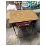 School desk with chair