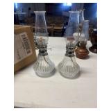 Oil lamps pair