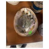 vintage Red Abalone shell