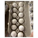 1 Doz. Large White Eggs
