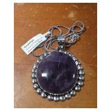 Amethyst Pendant Necklace