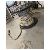 spool of heavy-duty, 3-strand twisted rope