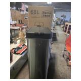 Stainless steel motion sensor trash bin