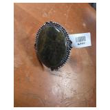 Size 9 Blood Stone Ring