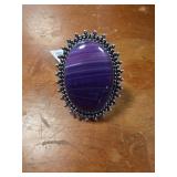 Size 7 Multi Onyx Ring