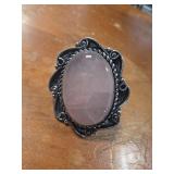 Size 6 Rose Quarts Ring