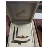 S&D Leopard pocket knives