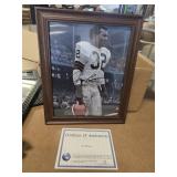 Jim Brown 8x10 signed photograph-COA-framed